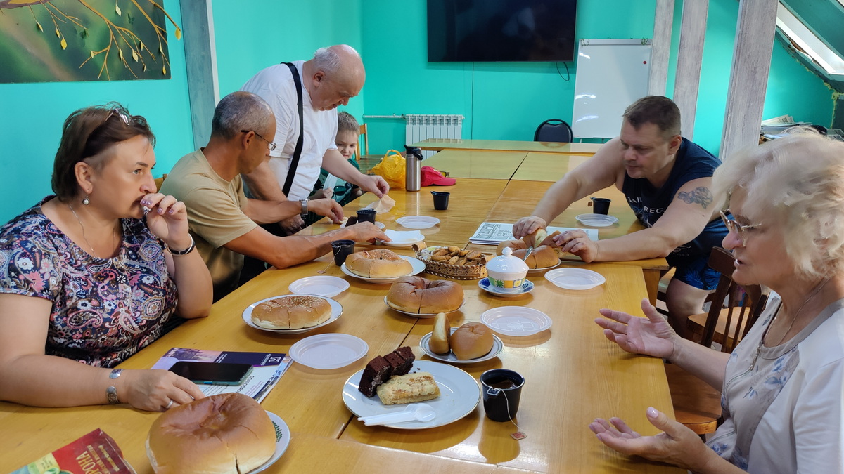 Финиш марафона – за чаепитием в Доме трезвости
